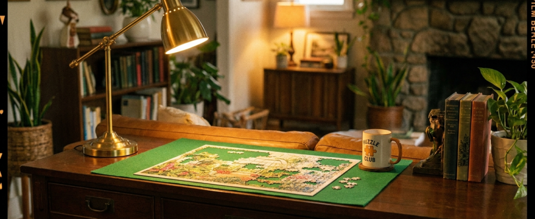 Puzzle Night Instead of Phone Time: Set Up a No-Pressure Station